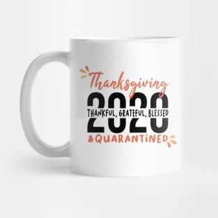 Funny Family Thanksgiving Gift, Funny Thanksgiving, Thanksgiving 2020, Thanksgiving Quarantined, Thankful Grateful Blessed Vintage Retro Mug